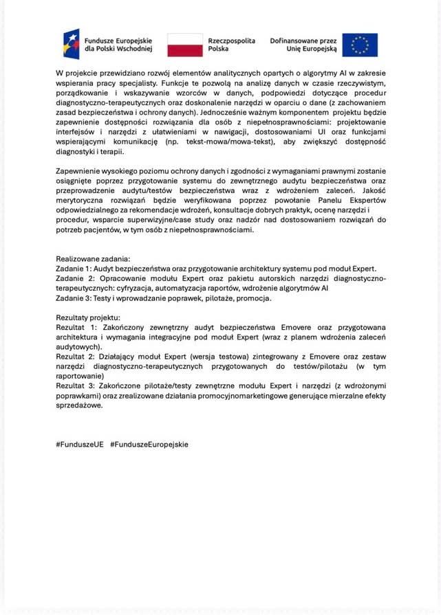 Fundusze Europejskie Strona 2